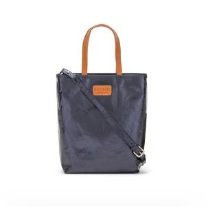 NWOT UASHMAMA Nina Crossbody Bag-Shiny Dark Blue, never used, perfect condition